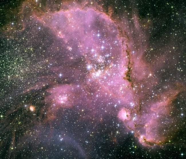 Mladé hvězdy z NGC346