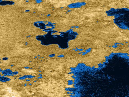 Jezera na Titanu